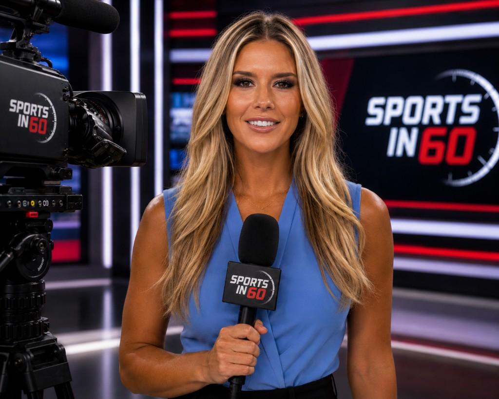 Brook Jamieson in the Sports in 60 Seattle studio